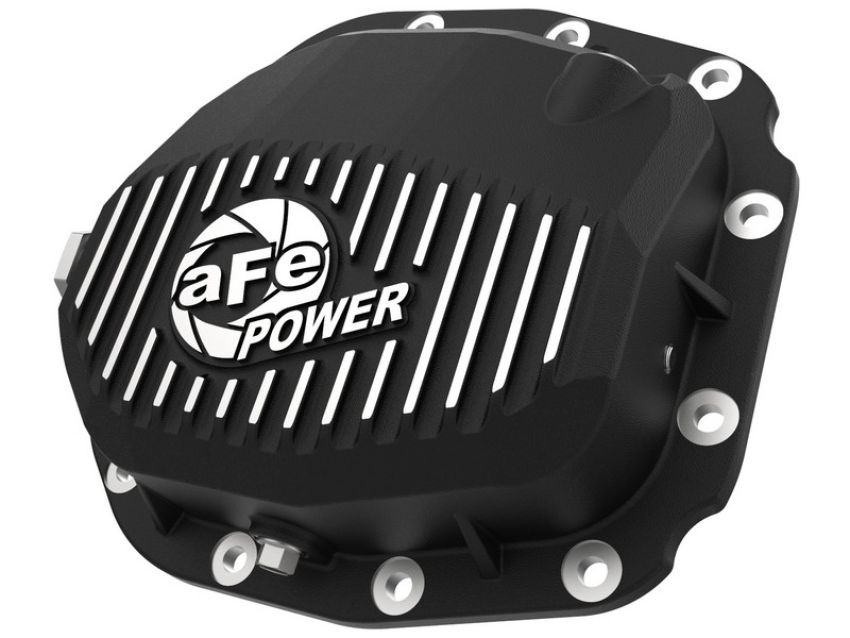 aFe Power 46-71180B Pro Series Rear Differential Cover Black w/ Machined Fins