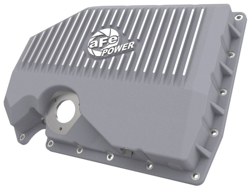 aFe Power 46-71210A aFe POWER Street Series Engine Oil Pan Raw w/ Machined Fins
