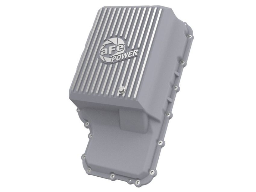 aFe Power 46-71220A aFe POWER Street Series Transmission Pan Raw w/ Machined Fins