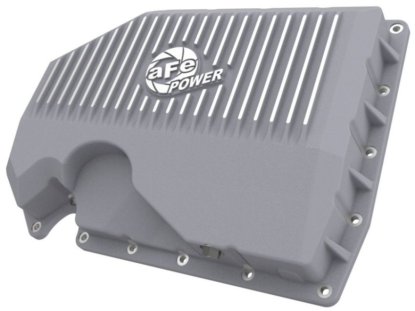 aFe Power 46-71240A aFe POWER Street Series Engine Oil Pan Raw w/ Machined Fins