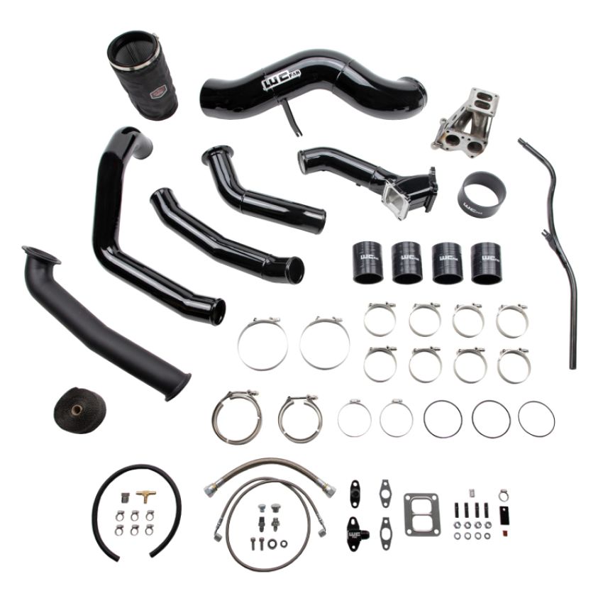 Wehrli WCF100489-BC 01-04 Duramax LB7 S400 Single Turbo Install Kit - Bronze Chrome