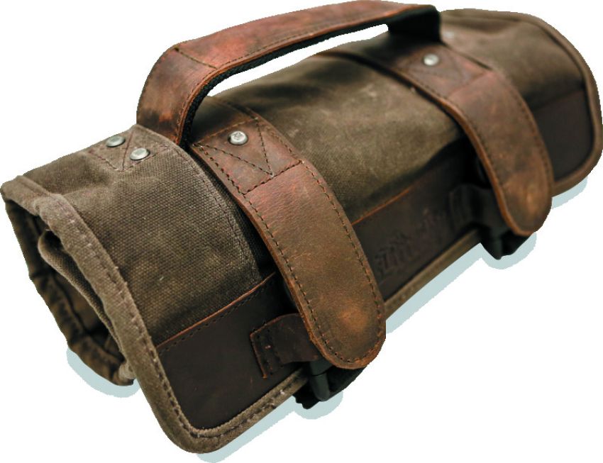 Burly Brand B15-1030D Voyager Tool Roll - Dark Oak