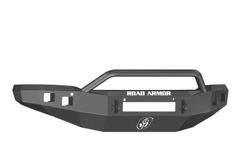 Road Armor 214R4B-NW 14-15 GMC 1500 Stealth Front Bumper w/Pre-Runner Guard - Tex Blk
