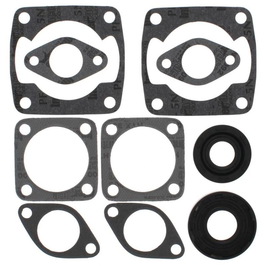 Vertex Pistons 711058 Vertex Gaskets 76-80 Arctic Cat Jag 3000 FA/2 Complete Gasket Kit w/ Oil Seals
