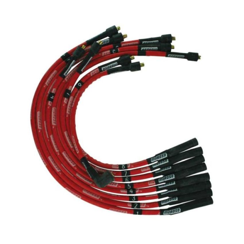 MOROSO MOR52556 Ultra Plug Wire Set SBM 273-360 Red