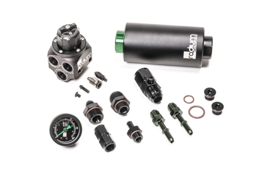 Radium Engineering 20-0932-03 FPR AND FUEL FILTER KIT, BMW E46, STAINLESS FILTER