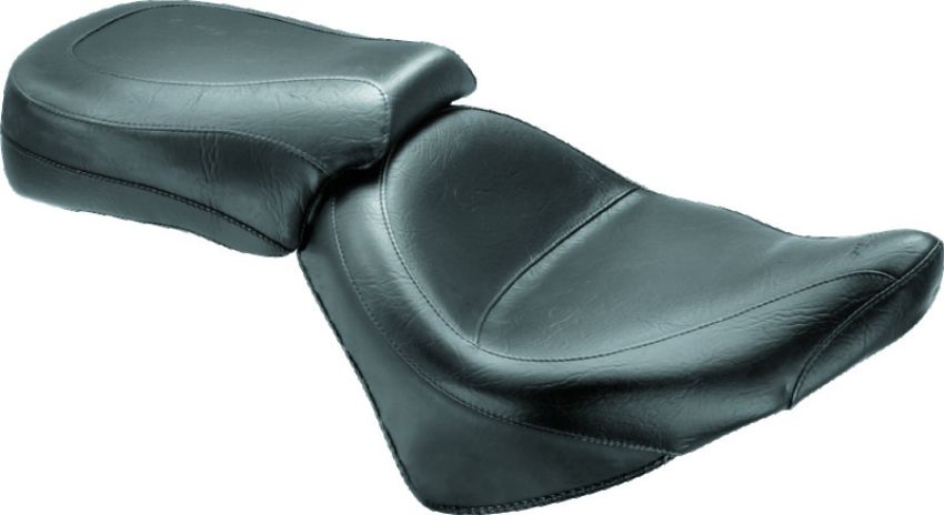 Mustang Motorcycle 76511 Mustang 03-17 Victory Vegas, Kingpin, 05-07 8-Ball Standard Touring 2PC Seat - Black