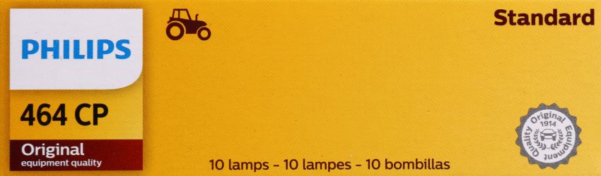 Philips 464CP Philips Standard Miniature 464 Pack of 10