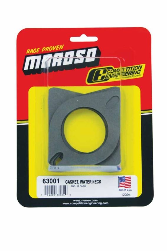 Moroso 63001 Chevrolet Small Block Chevrolet Big Block/Small Block Waterneck Gasket - 10 Pack