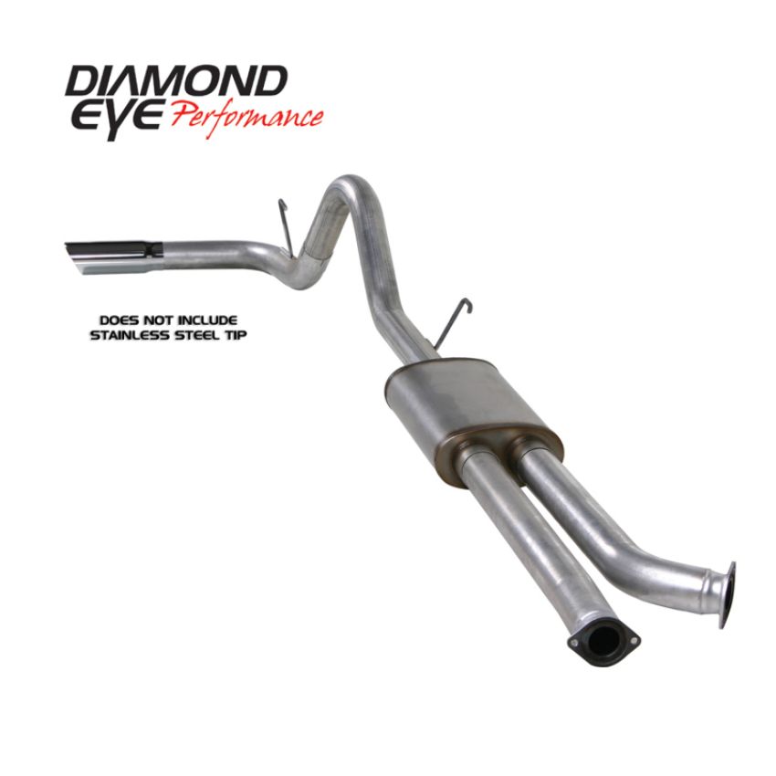 Diamond Eye Performance K3420A Diamond Eye KIT 3-1/2in CB SGL GAS AL TOYOTA TUNDRA 5.7L 07-10