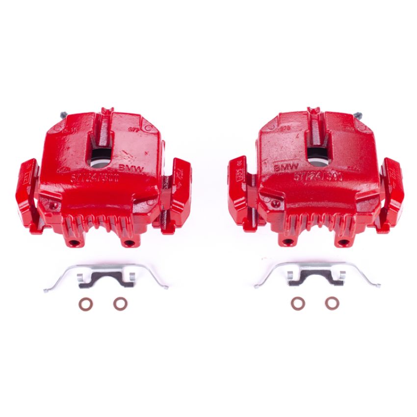 PowerStop S3242 Red Powder Coated Calipers