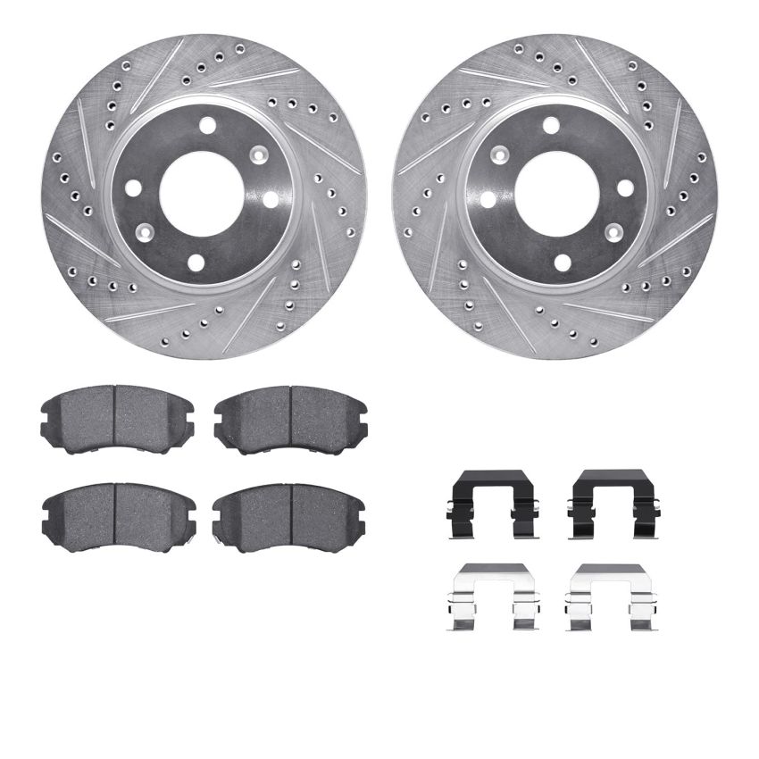 Dynamic Friction 7512-03000 Rotor Kit