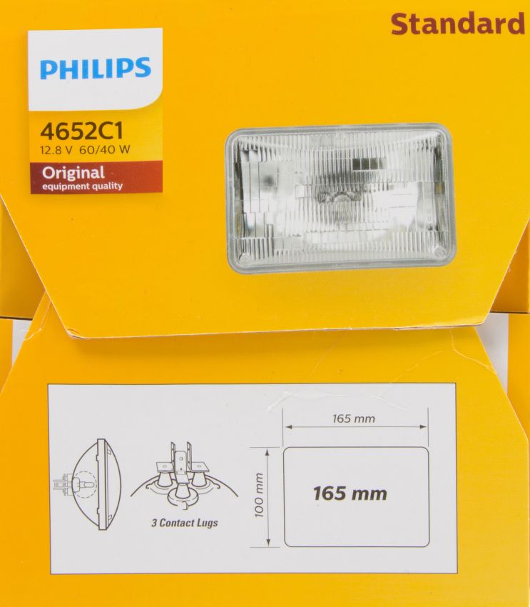 Philips 4652C1 Philips Standard Sealed Beam 4652