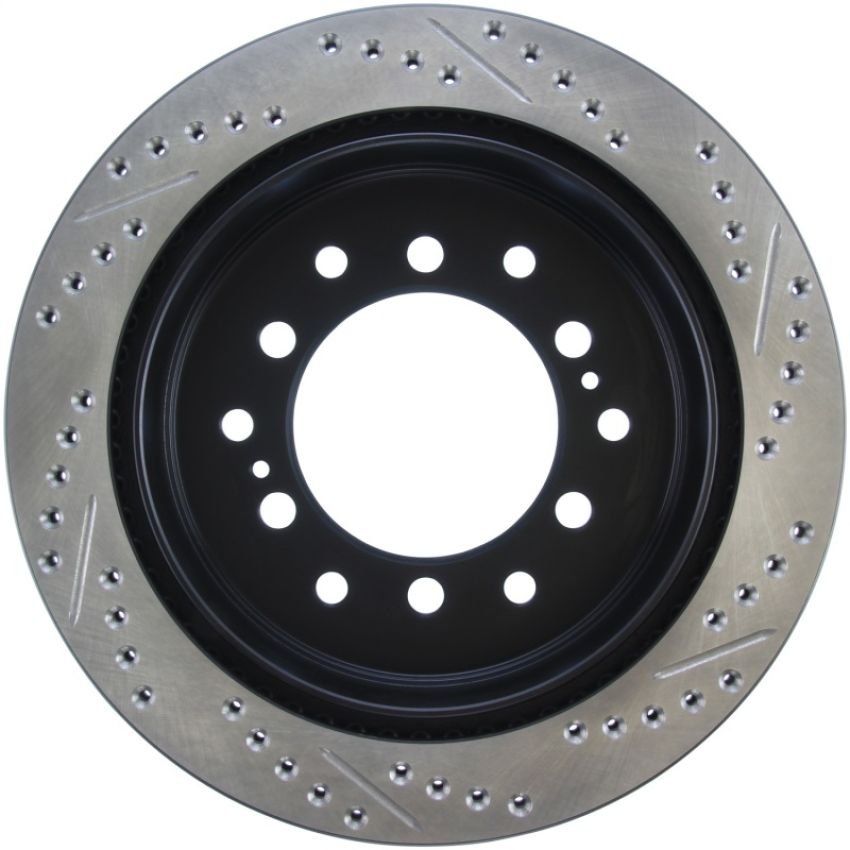 Stoptech 127.44175R Slotted & Drilled Sport Brake Rotor