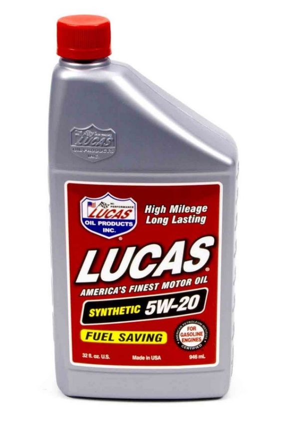 LUCAS OIL LUC10082 Synthetic 5w20 Oil 1 Qt