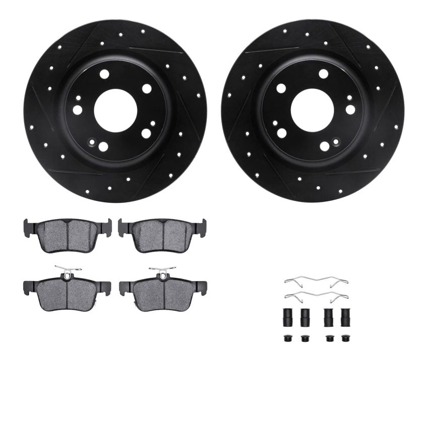 Dynamic Friction 8612-59009 Rotor Kit