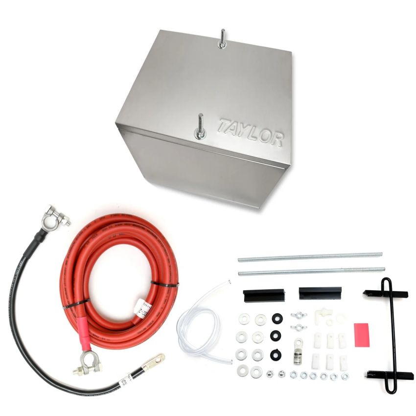 Taylor Cable 48201 Aluminum 200 Series Battery Box w/2 ga Cable