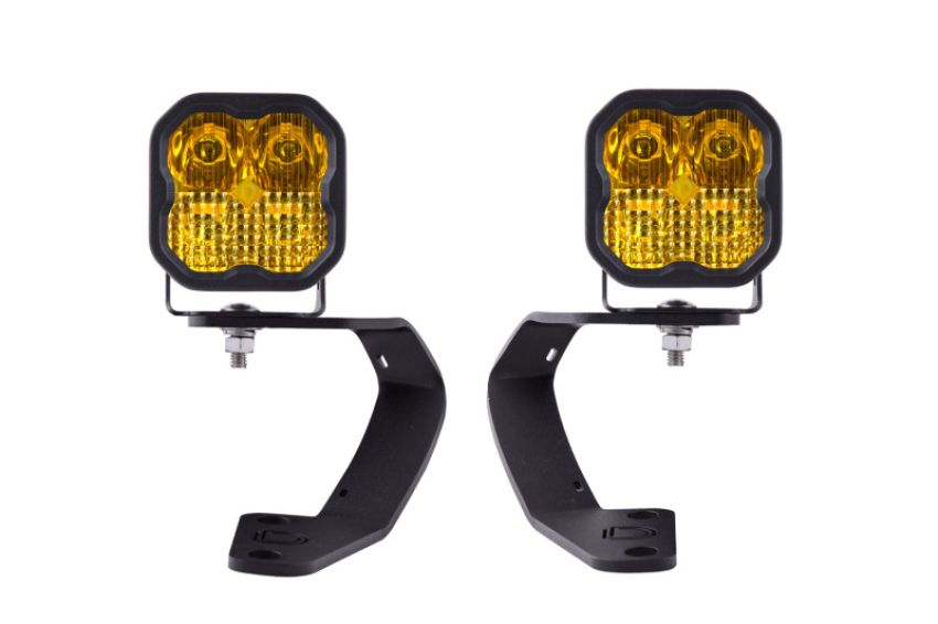 Diode Dynamics DD6749 10-21 Toyota 4Runner SS3 LED Ditch Light Kit - Yellow Pro Combo