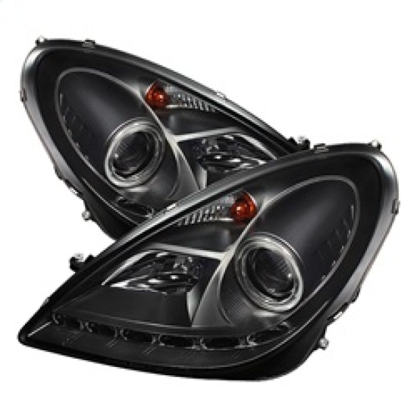 SPYDER 5032546 Projector Headlights - DRL - Black