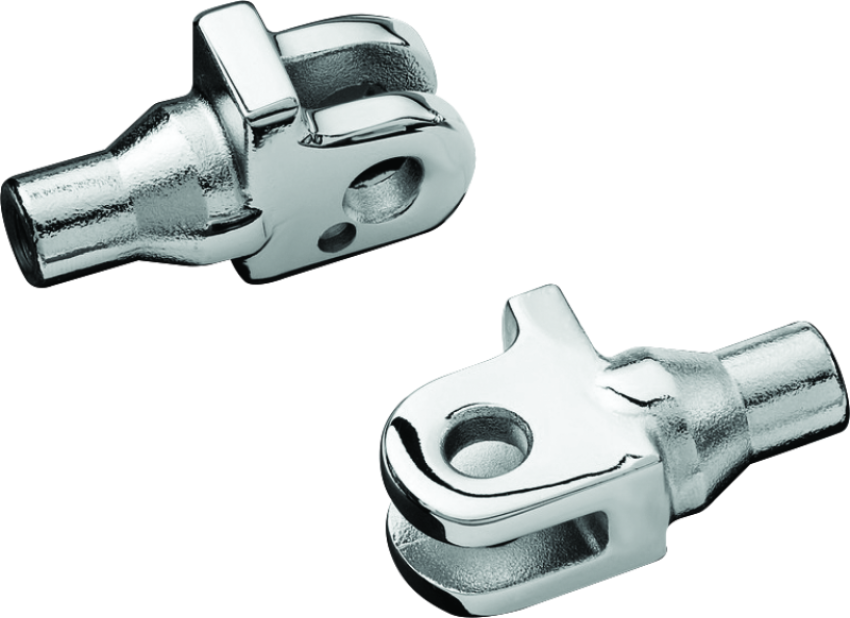 Kuryakyn 8840 Tapered Peg Adaptor Triumph Chrome