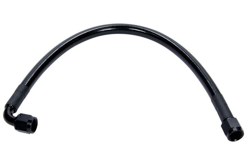 ALLSTAR PERFORMANCE ALL48466-18 Coated Braided Line 18in #6 Hose -6 Str/-6 90 Deg