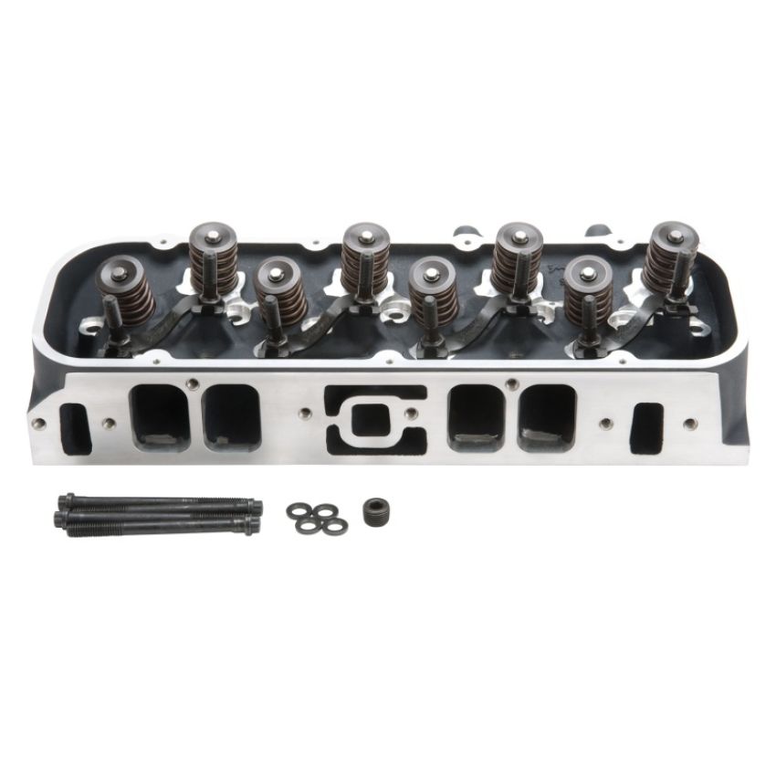 Edelbrock 61555 Cylinder Head BB Chevy Marine Performer RPM Rectangular Port Complete w/ Springs