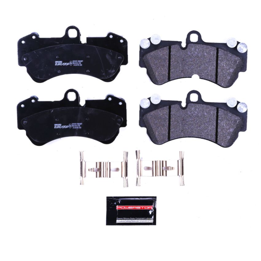 PowerStop ESP1870 EuroStop ECE-R90 Certified Brake Pad Set