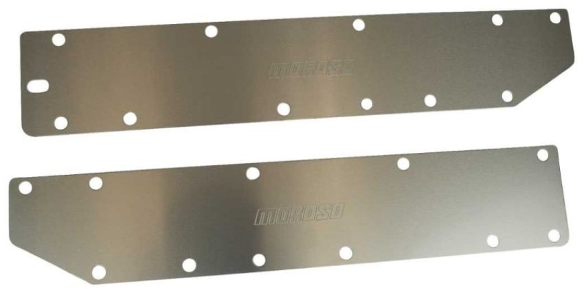 Moroso 25168 Chrysler Gen 3 HEMI 5.7/6.2/6.4 Exhaust Block Off Storage Plate - Pair