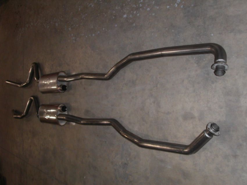 Stainless Works CV69SB0S Chevy Chevelle Small Block 1968-72 Exhaust Stainless Factory Connect