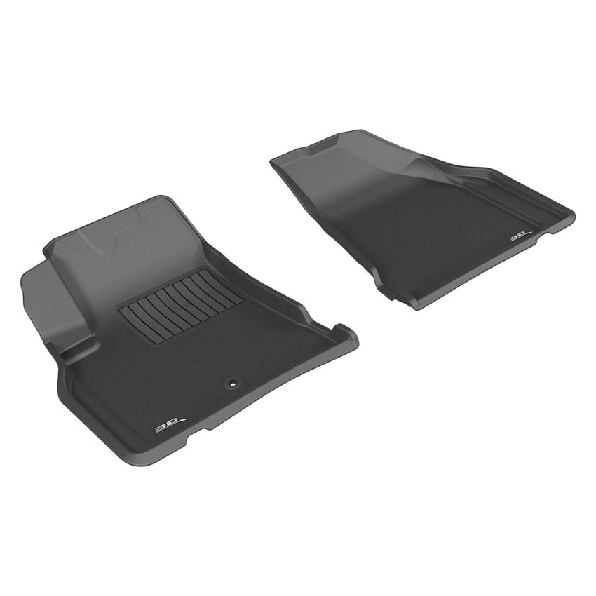 3D MAXpider 2008-2017 Buick/Chevrolet/GMC Enclave/Traverse/Acadia Kagu 1st Row Floormat - Black
