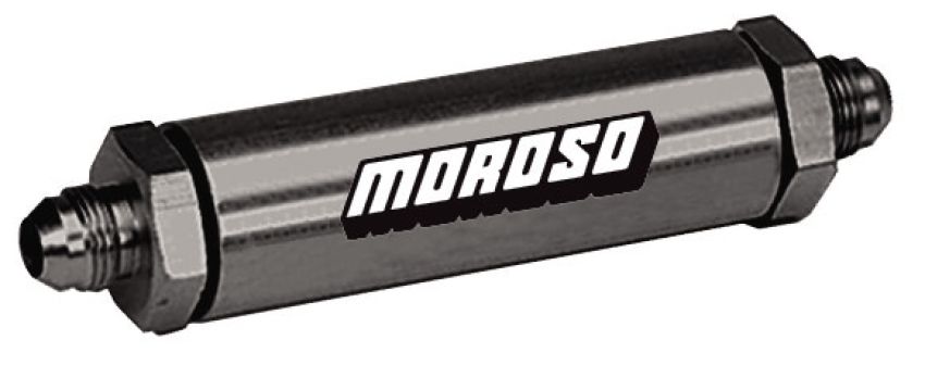 MOROSO MOR23850 In-Line Screened Oil Filter #10 AN Fittings