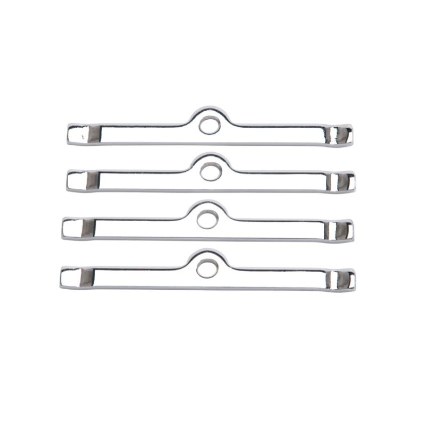EDELBROCK EDE4404 Chrome V/C Hold-Down Tabs - 4pcs.