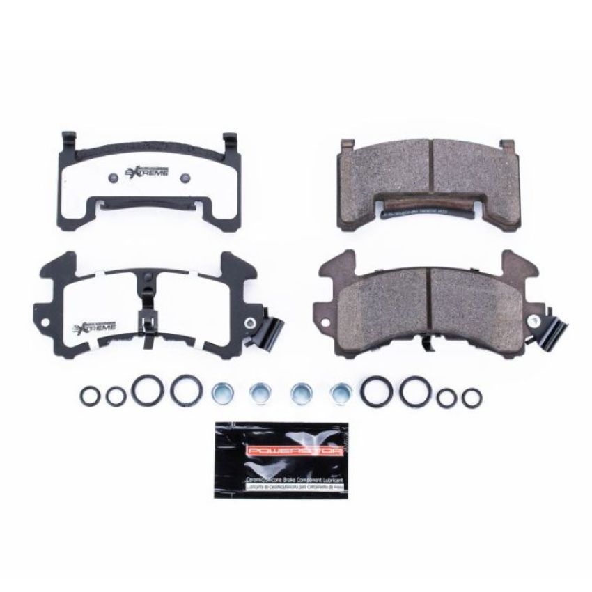 PowerStop Z26-154 PowerStop - Z26 Performance Carbon-Fiber Ceramic Brake Pads with Hardware Kit