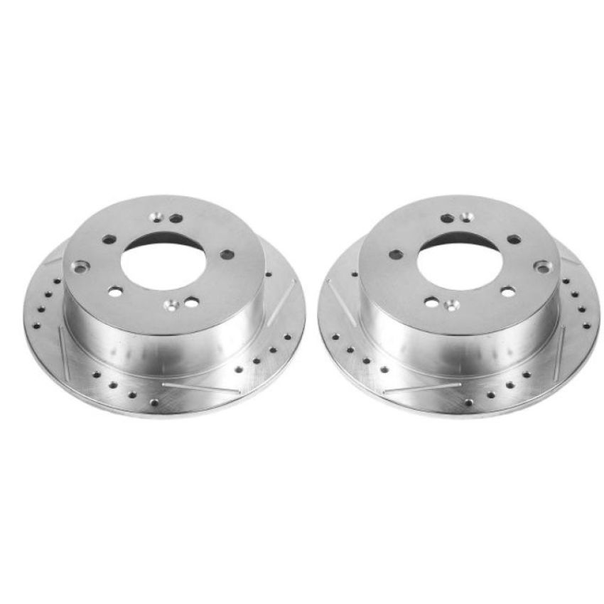 PowerStop JBR1522XPR PowerStop Evolution Performance Drilled, Slotted & Plated Brake Rotor Pair