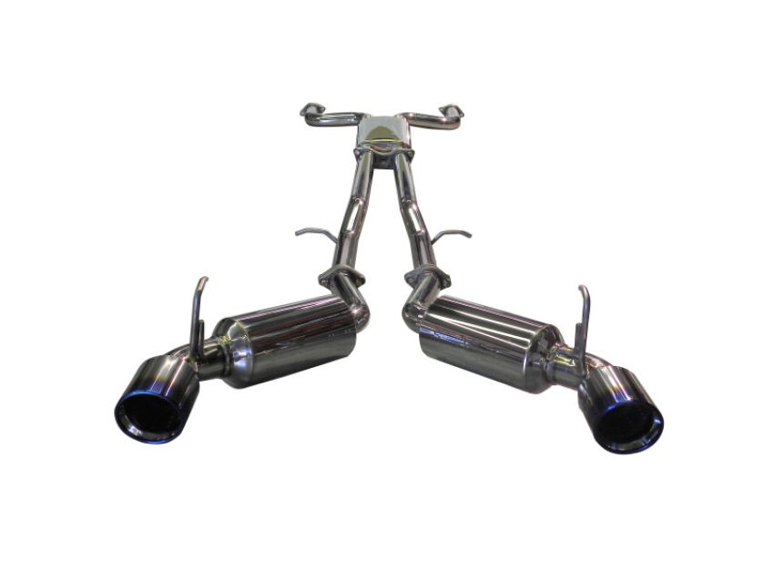 Injen SES1989TT 09-20 Nissan 370Z Dual 60mm SS Cat-Back Exhaust w/ Built In Resonated X-Pipe