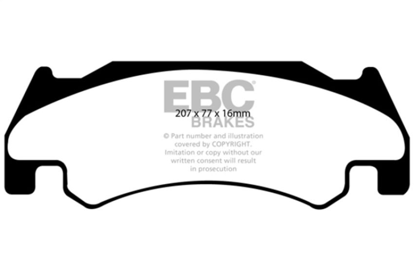 EBC Brakes UD1085 Ultimax OEM Replacement Brake Pads