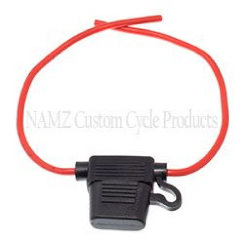 NAMZ NAFH-01 Sealed ATO Fuse Holder 14g Wire (Fits ATO Fuses Up to 40 AMP)