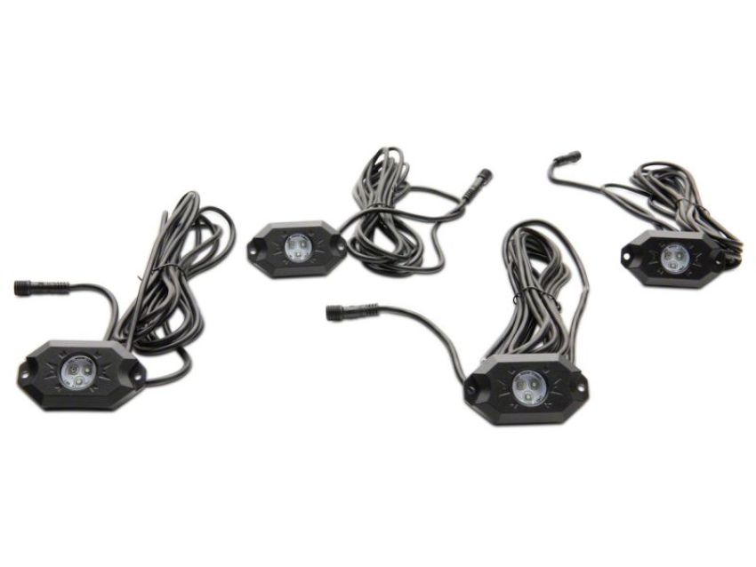 Raxiom U5456 Axial MultiColor Underbody Rock Light Kit w/ BTH Remote Universal (Some Adaptation Required)