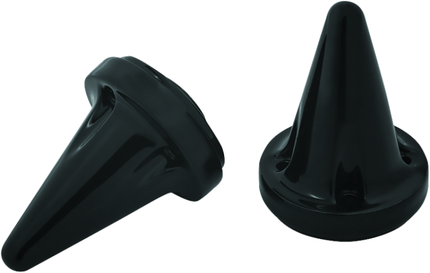 Kuryakyn 6359 Stiletto End Caps Grips Black