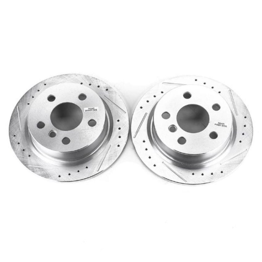 PowerStop EBR1648XPR PowerStop Evolution Performance Drilled, Slotted & Plated Brake Rotor Pair