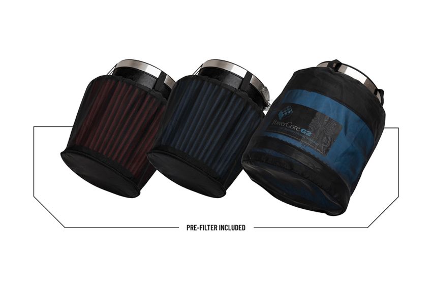 Corsa Performance 470036 Closed Box Air Intake With Donaldson Powercore® Dry Filter