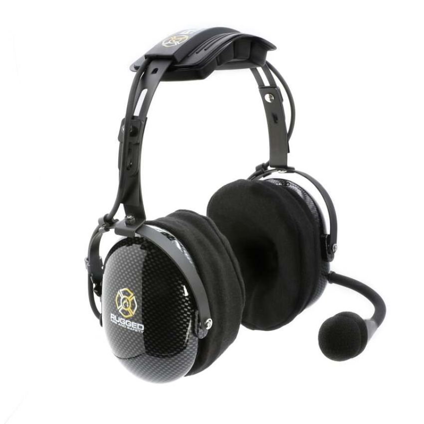 Rugged Radios FHS-22 FHS Over-The-Head Fire Safety Industrial Headset No Buttons / No Cable