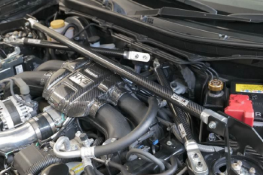 HKS 83001-AT005 CARBON BRACE ZN8/ZD8 FRONT SET