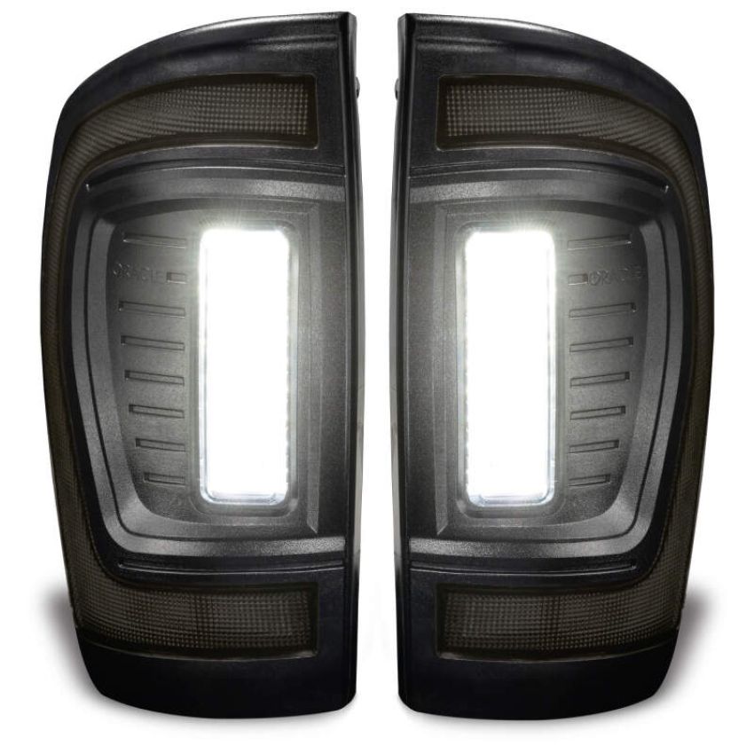 Oracle Lighting 5911-504-T Flush Style LED Tail Lights for 2016-2023 Gen 3 Toyota Tacoma - Black Series