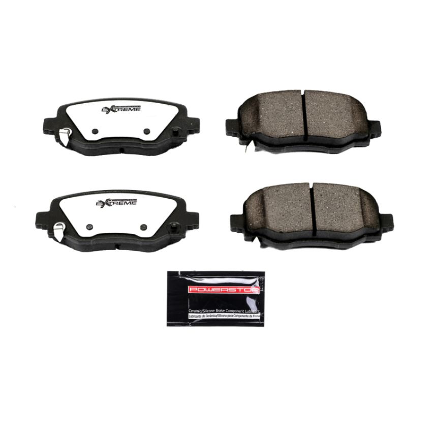 PowerStop Z36-1734 PowerStop - Z36 Truck and SUV Carbon-Fiber Ceramic Brake Pads with Hardware Kit