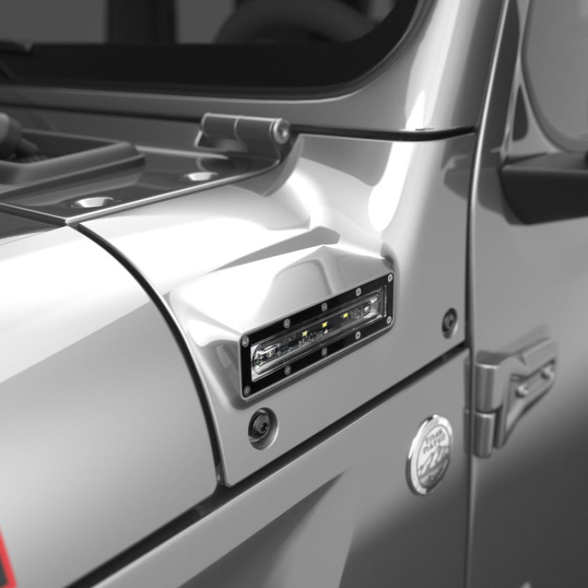 EGR VSLJP0192 18-24 Jeep Wrangler VSL LED Light VSL JL/JT Billet Silver