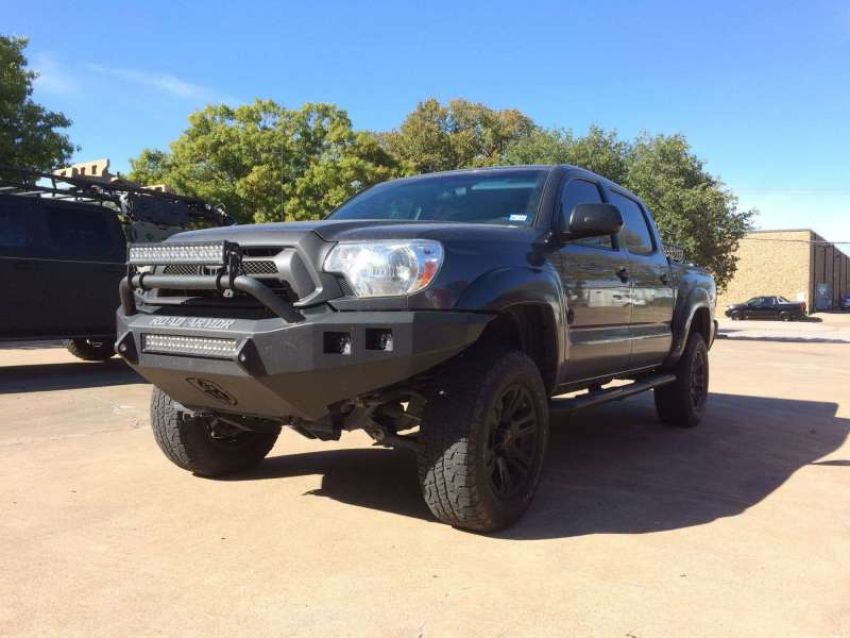 Road Armor 905R4B-NW 12-15 Toyota Tacoma Stealth Front Bumper w/Pre-Runner Guard - Tex Blk