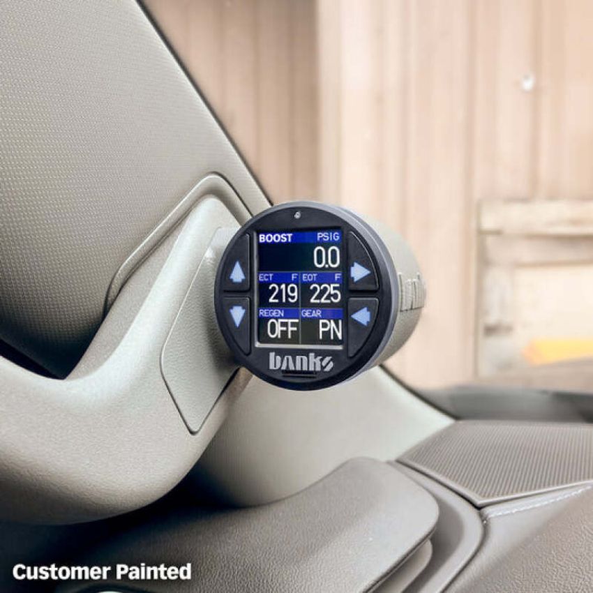 Banks Power 63369 2022+ Chevrolet 1500 / 2024+ Chevrolet 2500/3500 iDash Stealth Pod Mount - Single Gauge