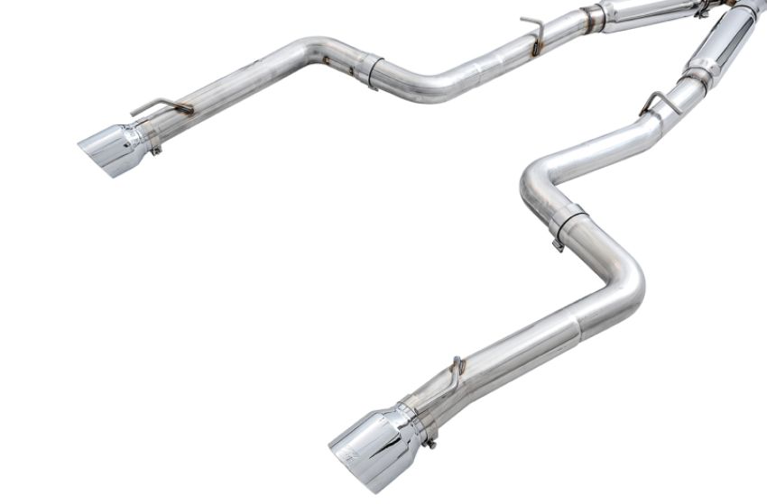 AWE Tuning 3015-32120 2017+ Dodge Charger 5.7L Track Edition Exhaust - Chrome Silver Tips