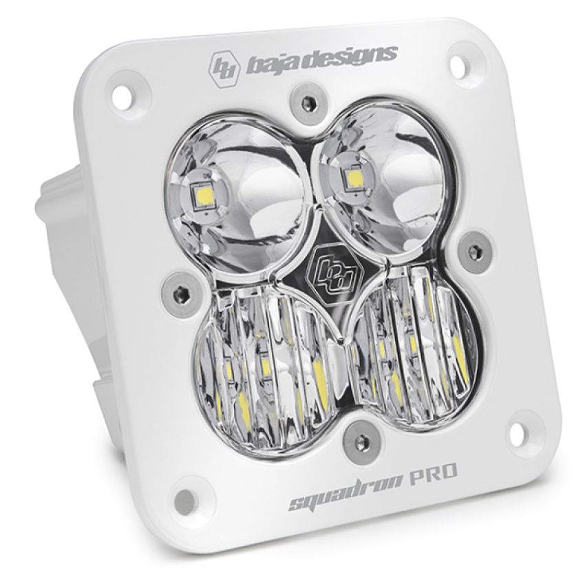 Baja Designs 491003WT Squadron Pro White Flush Mount LED Auxiliary Light Pod